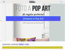 Tablet Screenshot of cuadrospopart.com